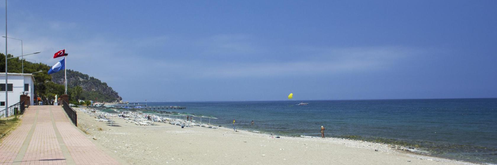 Park przy plaży Beldibi